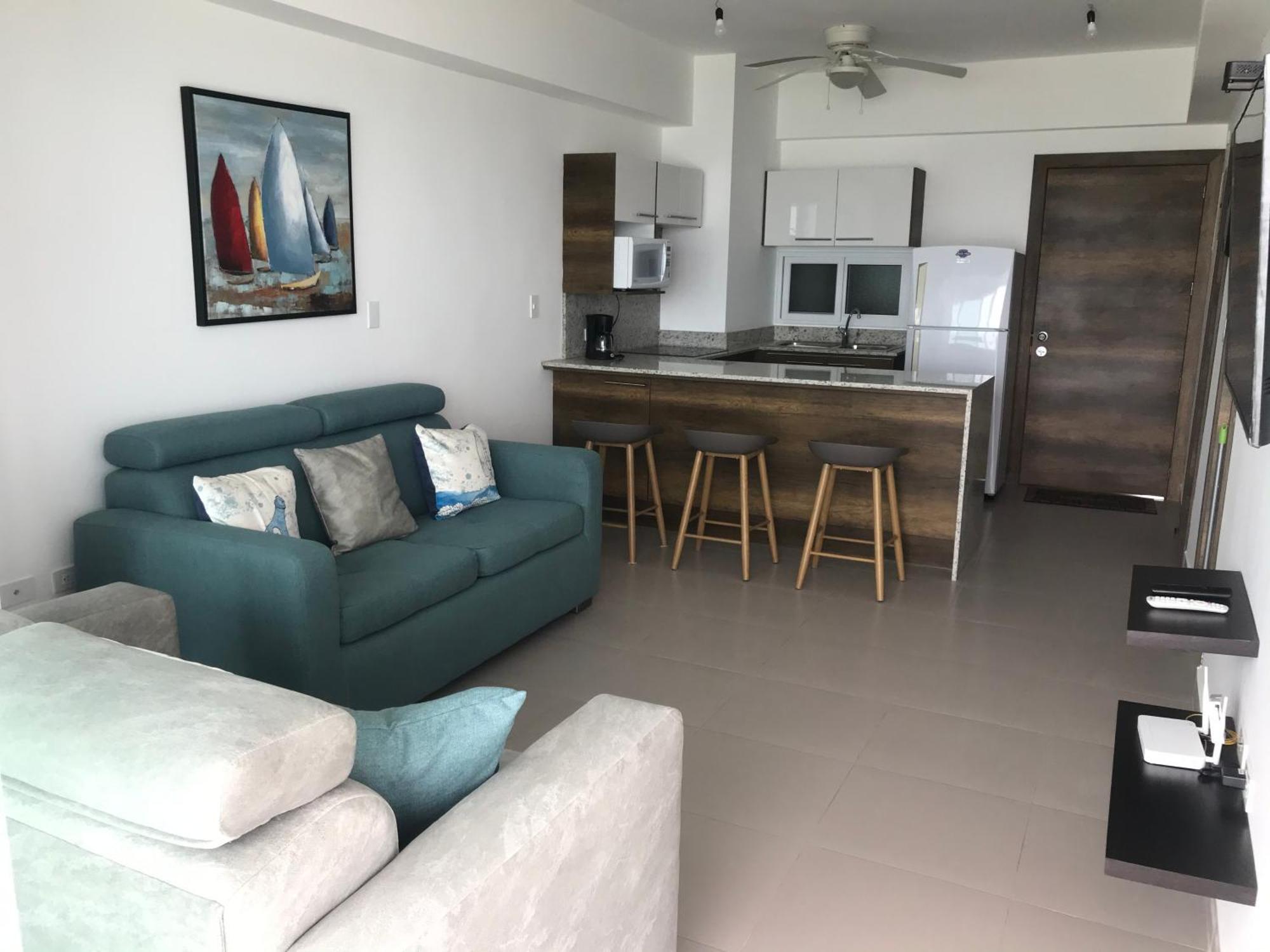 Resort Playa Azul Departamentos Frente Al Mar Тонсупа Стая снимка